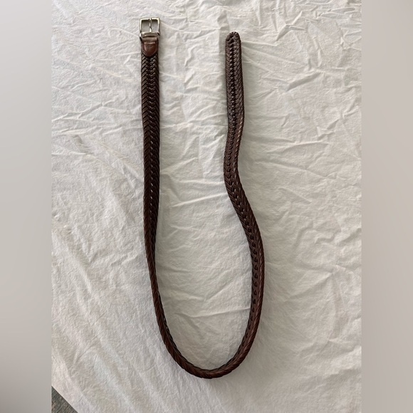 Dockers Brown Leather Braided Belt Men’s Size XL - Like New - Picture 5 of 5